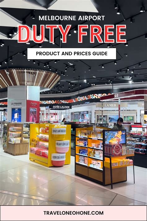 melbourne airport duty free prices